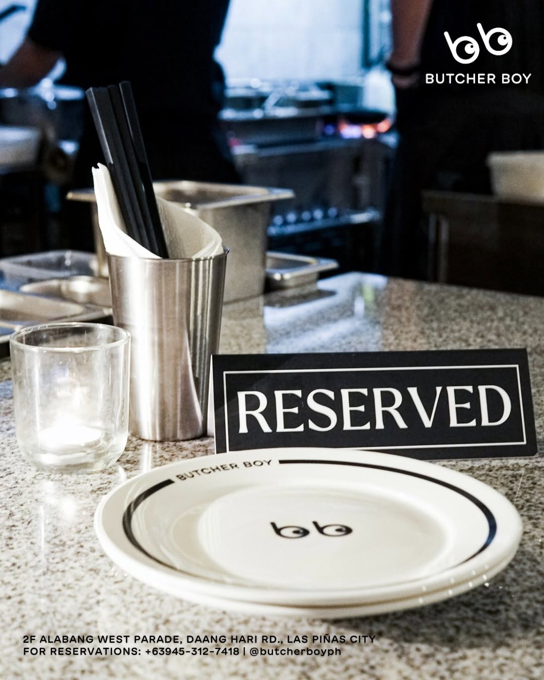 Butcher Boy reserved table